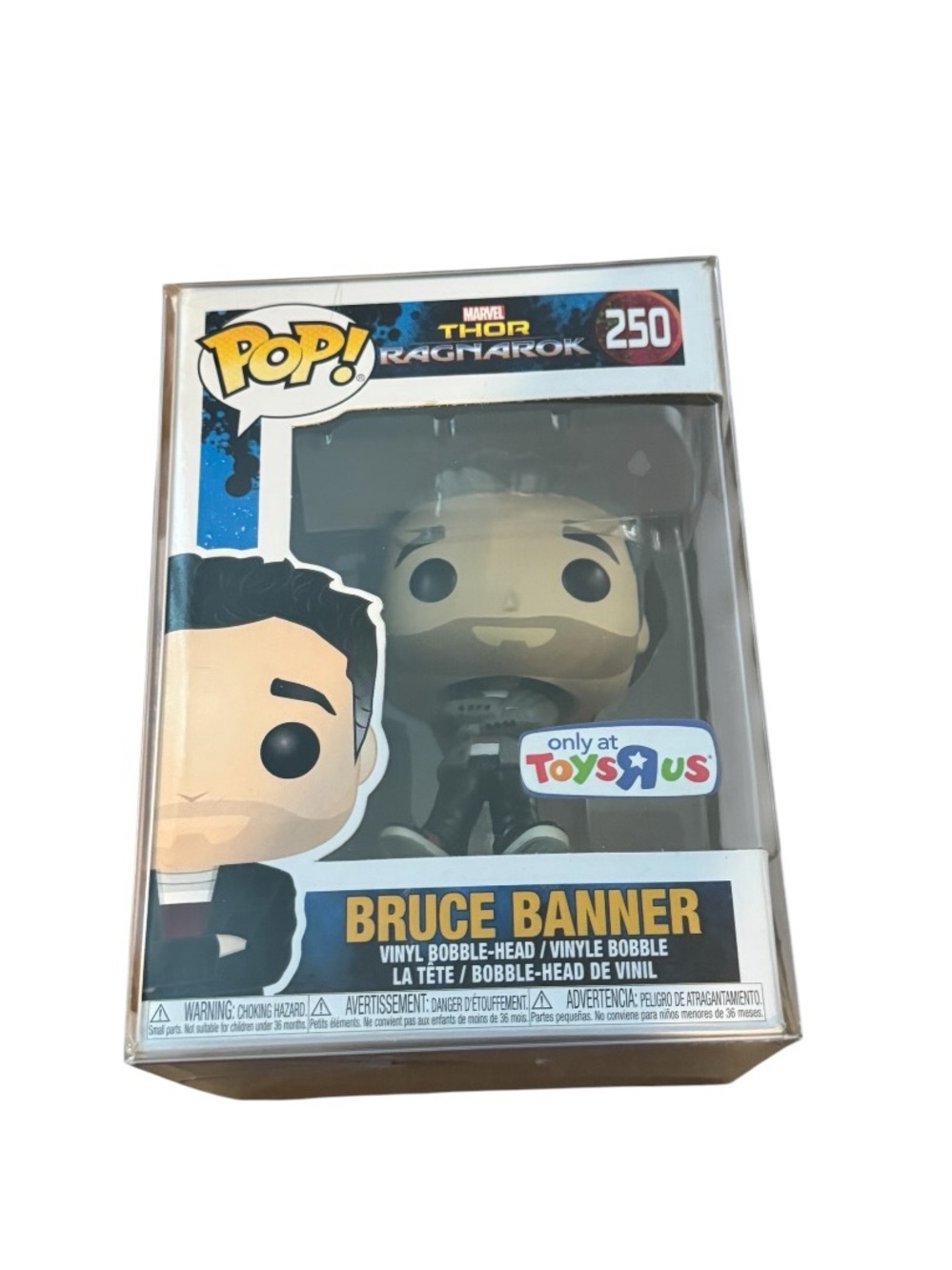 Marvel Bruce Banner Pop! Figure - White, Blue, Black Accents